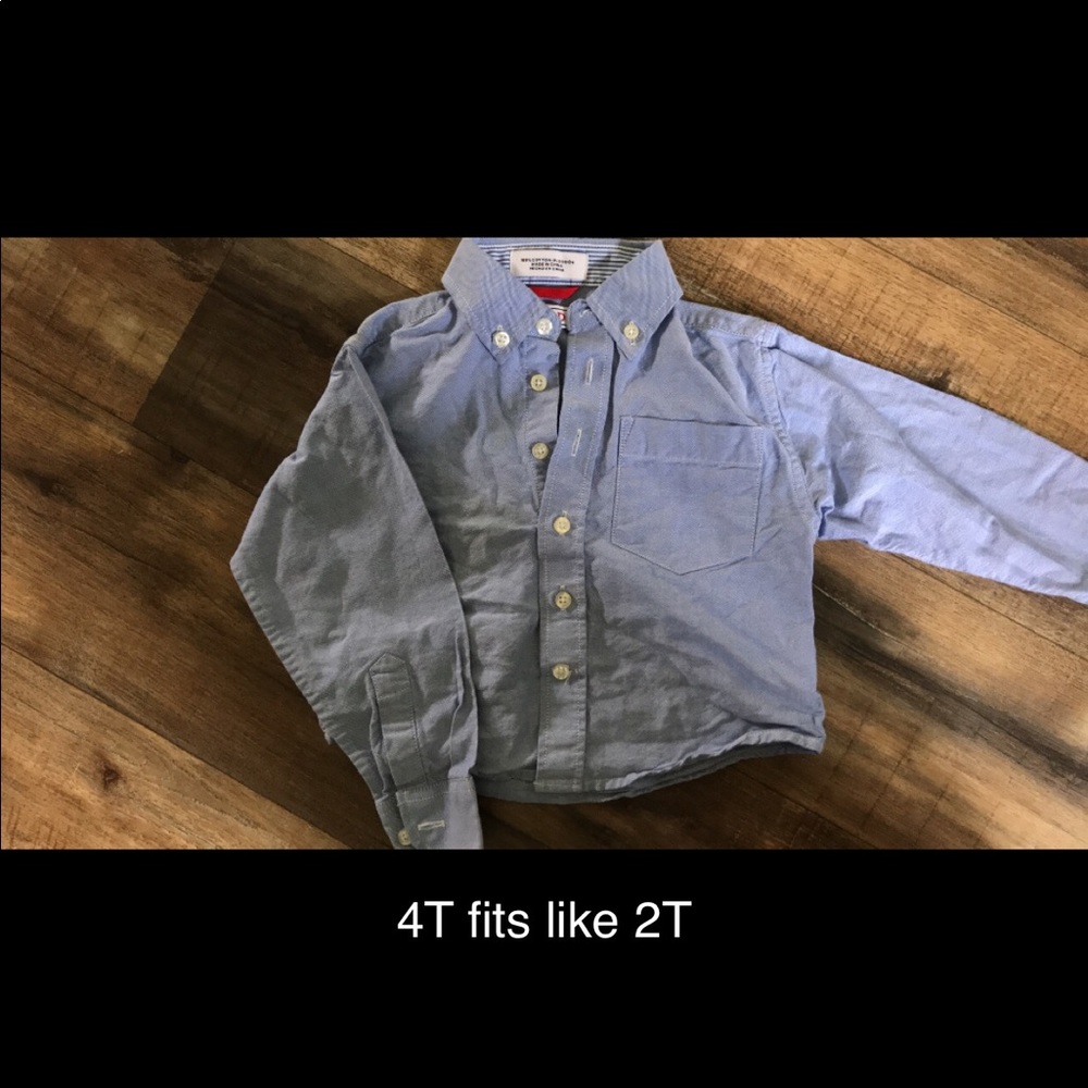2T dressy button down